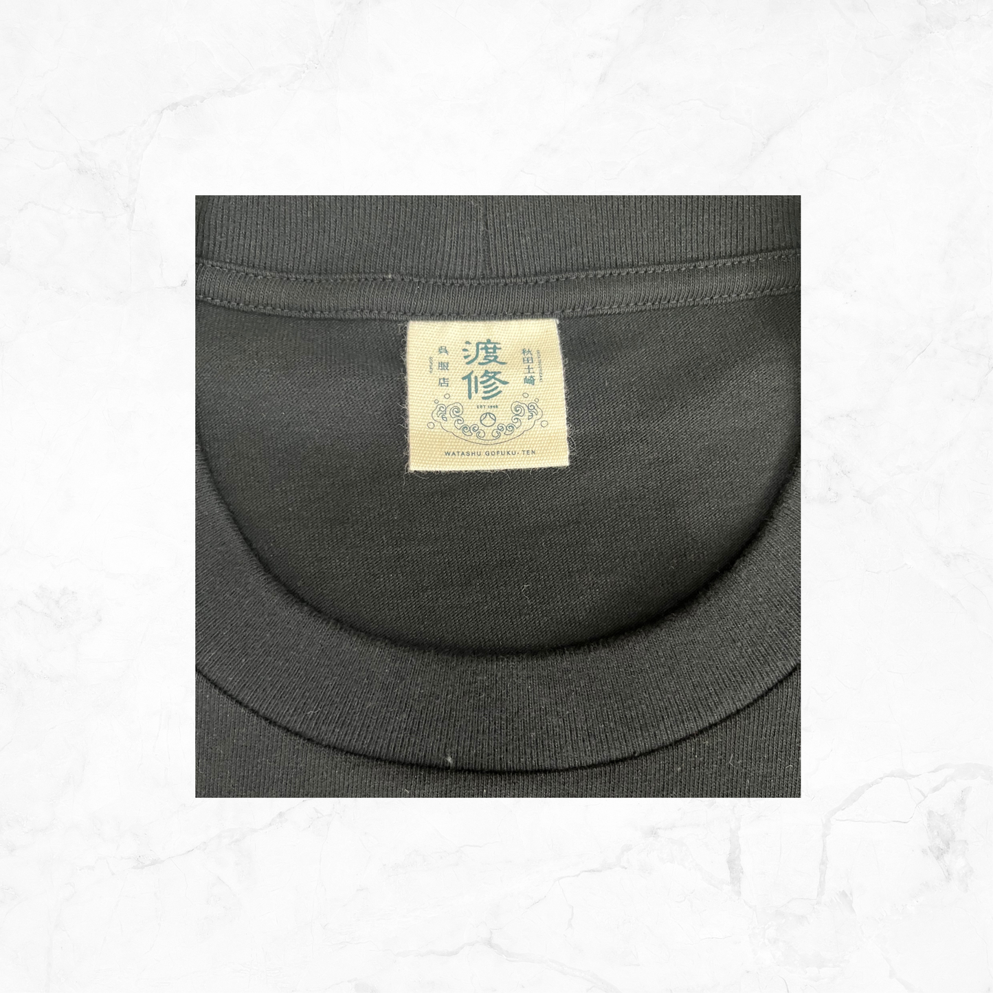 Made in AKITA ビッグシルエット無地TシャツBK