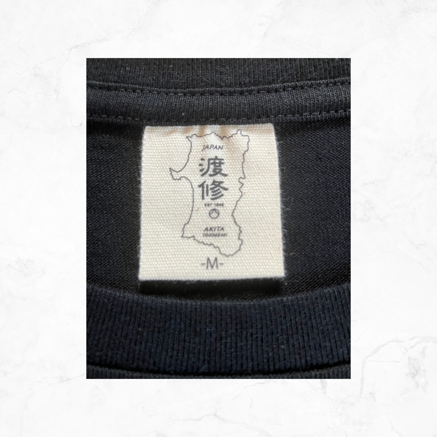 Made in AKITA ビッグシルエット無地Ｔシャツ第二弾 BK