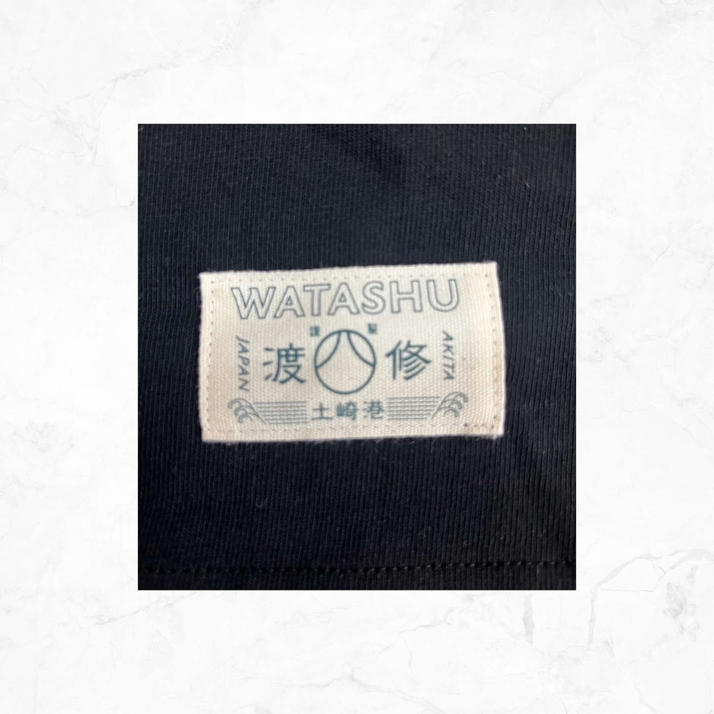 Made in AKITA ビッグシルエット無地ＴシャツBK